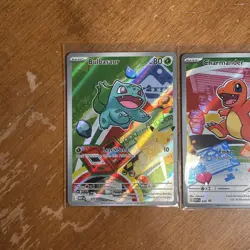 Pokemon 2026 First Partner Kanto Set Bulbasaur Charmander Squirtle NM - Image 2