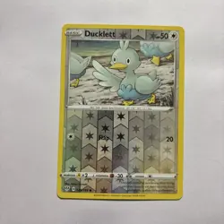 2020 Sword & Shield - Darkness Ablaze Ducklett #148 Common Reverse Holo - Image 1