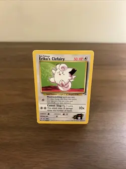Pokemon TCG Erika's Clefairy Gym Heroes 25/132 Unlimited Rare, LP/MP Condition - Image 1