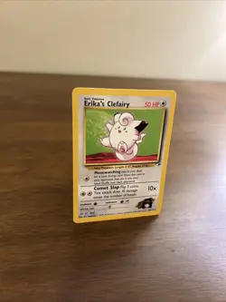 Pokemon TCG Erika's Clefairy Gym Heroes 25/132 Unlimited Rare, LP/MP Condition - Image 2