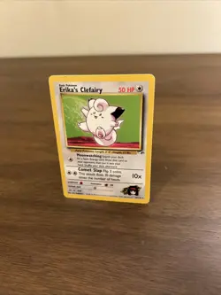 Pokemon TCG Erika's Clefairy Gym Heroes 25/132 Unlimited Rare, LP/MP Condition - Image 3