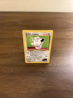 Pokemon TCG Erika's Clefairy Gym Heroes 25/132 Unlimited Rare, LP/MP Condition - Image 4