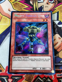 Malefic Parallel Gear ymp1-en003 *US PRINT* Ltd Ed (VLP) Secret Rare Yu-Gi-Oh! - Image 1