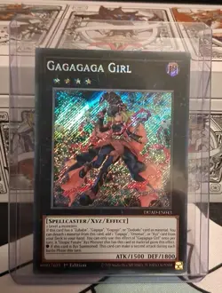 Yu-Gi-Oh Gagagaga Girl DUAD-EN043 Secret Rare Duelist's Advance 1st Edition - Image 1