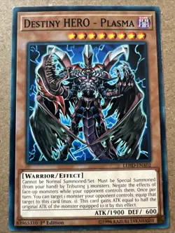 Yu-Gi-Oh Legendary Hero Decks - Destiny Hero - Plasma LEHD-ENA02 - 1st Edition - Image 1