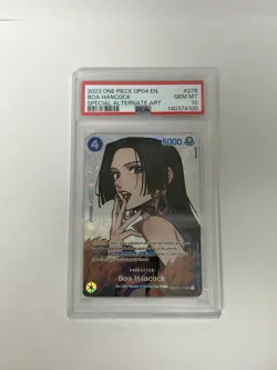 2023 ONE PIECE OP04-KINGDOMS OF INTRIGUE #078 BOA HANCOCK PSA 10 - Image 1