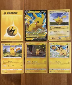 Pikachu Card Lot, Black Star Promo, Pokemon Go Stamped, Diamond & Pearl, WotC, - Image 1