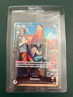 Shanks (2025 PSA Magazine Promo) OP09-001 One Piece Promotion Cards Foil - Image 1