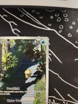 Pokemon TCG Psyduck Scarlet & Violet Holo Illustration Card 175/165 NM Condition - Image 4