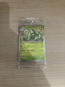 Sealed Pokemon TCG Mega Evolution Perfect Order STAFF Promo 4 Card Pack - Image 1