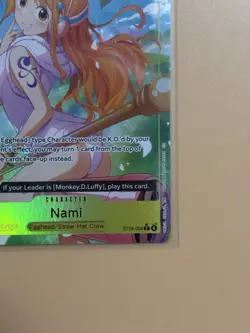 One Piece TCG ST29-008 Nami English Card Game Starter Deck Full Alt Art NM - Image 2