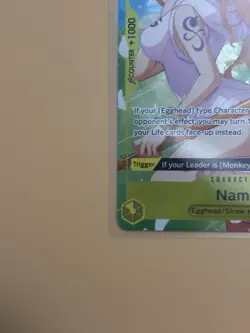 One Piece TCG ST29-008 Nami English Card Game Starter Deck Full Alt Art NM - Image 5