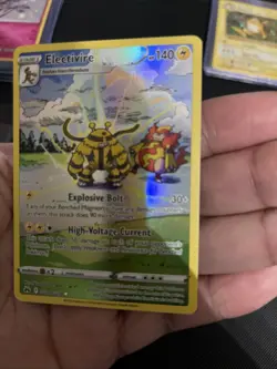Pokemon TCG Electivire Crown Zenith Galarian Gallery Holo Rare Card GG08/GG70 - Image 1