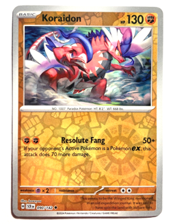 Pokemon Koraidon Rare + FREE extra Rare card! - Image 1