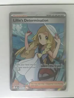 Pokemon TCG Mega Evolution Lillie’s Determination Full Art Trainer Card 169/132 - Image 1
