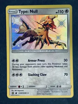 Type: Null SV45/SV94 Hidden Fates: Shiny Vault Holo Rare Pokemon Card NM - Image 2