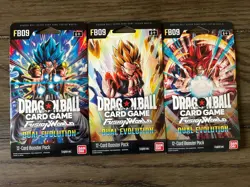 Dragon Ball Super Card Game Fusion World FB09 Dual Evolution Booster Packs Lot 5 - Image 2