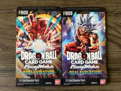 Dragon Ball Super Card Game Fusion World FB09 Dual Evolution Booster Packs Lot 5 - Image 3