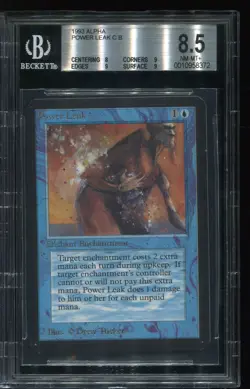 Power Leak Alpha BGS 8.5 Graded MTG magic #2689 - Image 1