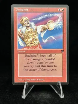 BACKDRAFT Legends 1994 Magic The Gathering MTG TCG Uncommon - Image 1