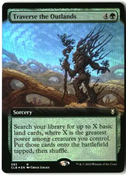 MTG Traverse the Outlands (Extended Art) FOIL R Commander Legends: Battle for Ba - Image 1
