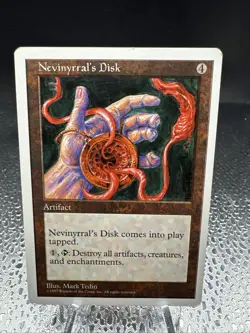 Magic The Gathering Core Set 4th Edition Nevinyrral's Disk MTG TCG CCG - Image 1