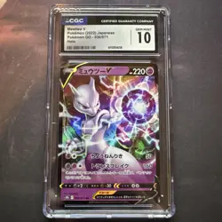 Mewtwo V 030/071 S10b: Pokemon GO Holo (Japanese) CGC Gem Mint 10 - Image 1
