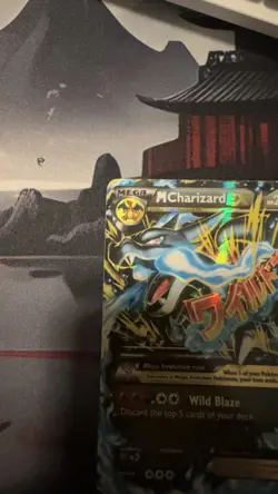 Pokemon M Charizard EX 69/106 Flashfire Ultra Rare Holo Mega Evolution Card - Image 2