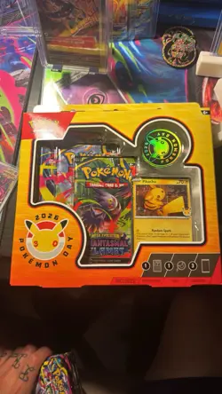 Pokemon TCG 2026 Pokemon Day Sealed Box Pikachu Promo Card Coin Booster Packs - Image 1
