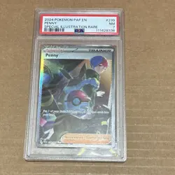 Pokemon Penny 239/091 SV: Paldean Fates Special Illustration Rare Holo PSA 7 - Image 1