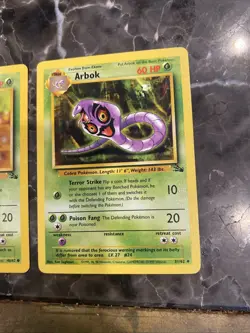 Pokemon TCG Ekans Arbok 2-Card Evolution Lot WOTC Vintage 1999 - Image 2