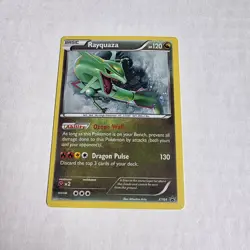 Pokemon TCG Rayquaza XY Black Star Promo Rare Cosmos Holo Card XY64 - Image 1