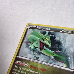Pokemon TCG Rayquaza XY Black Star Promo Rare Cosmos Holo Card XY64 - Image 2