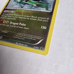 Pokemon TCG Rayquaza XY Black Star Promo Rare Cosmos Holo Card XY64 - Image 5
