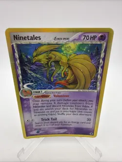 Ninetales EX Dragon Frontiers 8/101 Holo Rare Pokemon TCG MP - Image 1