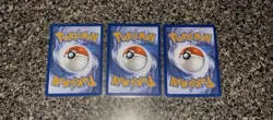 Pokemon TCG Kanto First Partner Set of 3 Squirtle Charmander Bulbasaur NM - Image 2