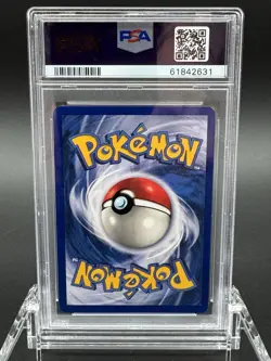 1999 POKEMON BASE SET SHADOWLESS #63 SQUIRTLE PSA 8 - Image 2