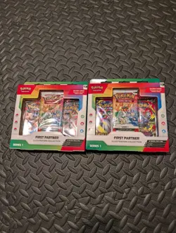 Pokemon First Partner Illustration Collection (Lot of 2) 🎁 Ready To Ship Today - Image 1