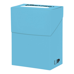 Ultra Pro Solid Light Blue Deck Box Holds 80+ Sleeved Cards - Image 1