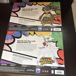 Pokemon Ascended Heroes Premium Poster Collection Mega Lucario/Gardevoir Bundle - Image 2
