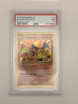 Pokemon Charizard 11/108 XY Evolutions Holo PSA 7 - Image 1