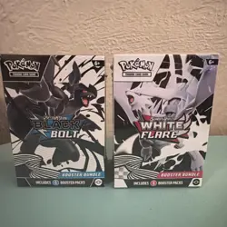Pokemon Scarlet & Violet White Flare & Black Bolt Booster Bundle 2 Pack - Image 1