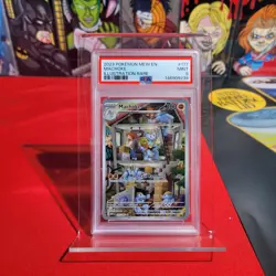 PSA 9 Machoke Illustration Rare Holo 177/165 • Scarlet & Violet 151 Pokemon TCG - Image 1