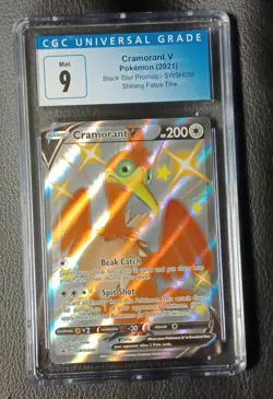 Pokemon Cramorant V SWSH086 CGC 9 Shining Fates Promo 86 CGC 9 - Image 1