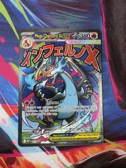 Pokemon - MEGA CHARIZARD X EX - BLACK STAR PROMO HOLO - MEP 023 - NM - Image 1
