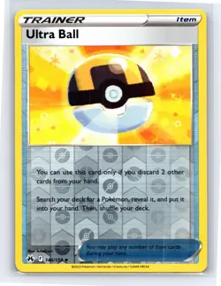 Pokemon TCG Ultra Ball 146/159 Crown Zenith Reverse Holo 146/159 - Image 1