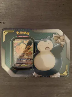 Pokemon Sun & Moon Tag Team Tin - Eevee & Snorlax - Sealed - Image 1