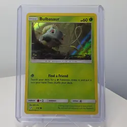 Bulbasaur (Holo Common) 1/18 Detective Pikachu Holo Pokemon TCG CCG - Image 1