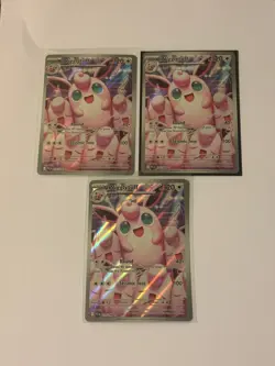 3X Wigglytuff Illustration Rare 105/094 Phantasmal Flames Pokemon TCG Near Mint - Image 1