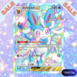 📢SALE📢 SHINY SYLVEON EX ⭐⭐Pokemon TCG pocket :DELIVERY TIME: 1-10 MINS - Image 1